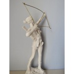 Θεά Αρτεμις Κυνηγός (Διακοσμητικό αλαβάστρινο άγαλμα 40cm)